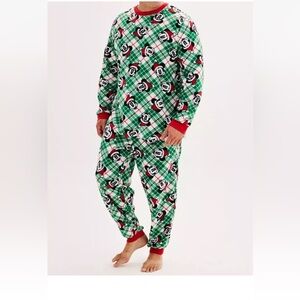 Cuddle Duds Jammies for your Families Mens Disney Mickey Mouse 2 pc PJs Size L